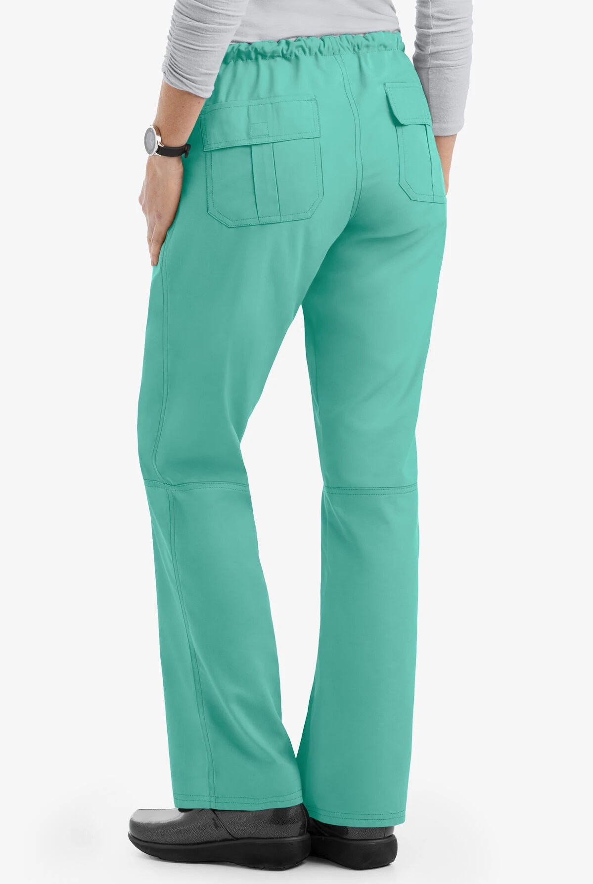 Butter-Soft Core By UA™ Women's 6-Pocket Cargo Drawstring Scrub Pants - Image 2