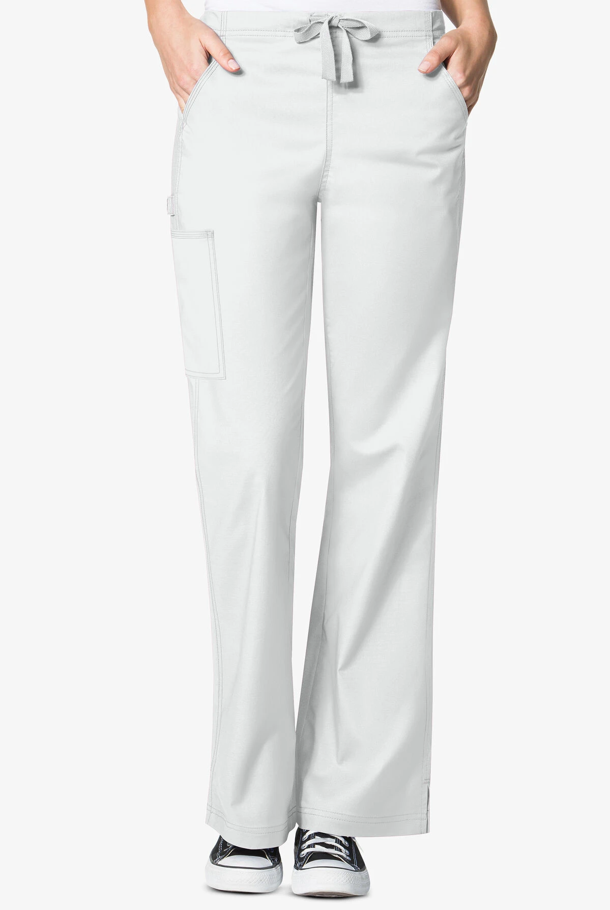 WonderWink WonderFLEX Grace Women's 4-Pocket STRETCH Cargo Scrub Pants - Petite