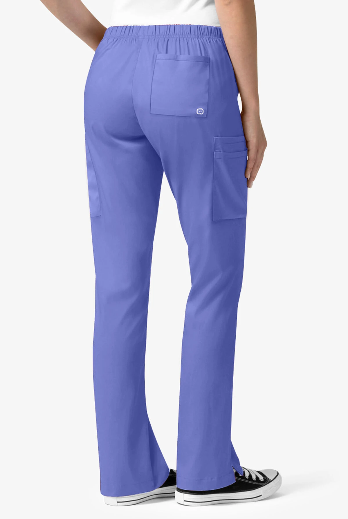 WonderWink PRO Women's 6-Pocket STRETCH Drawstring Cargo Scrub Pants - Image 2