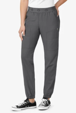WonderWink PRO Women's 8-Pocket STRETCH Elastic Waist Cargo Jogger Scrub Pants